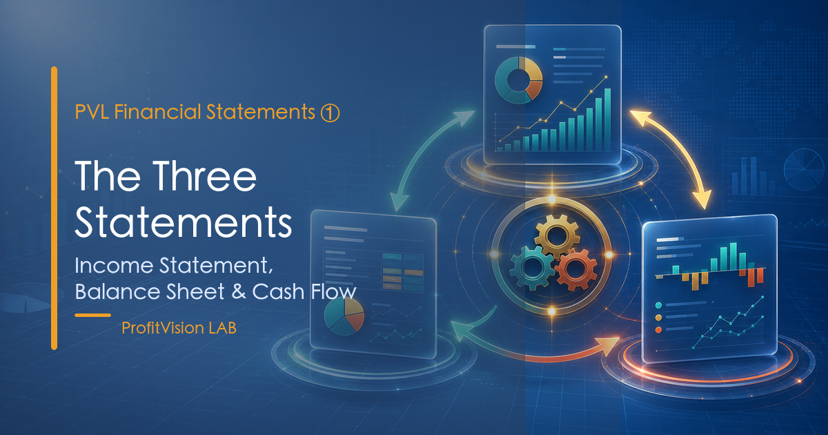 Reading Financial Statements ① The Three Statements: How the Income Statement, Balance Sheet & Cash Flow Interlock