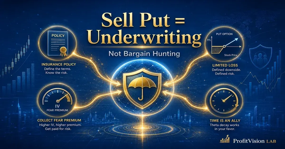 Sell Put Is Underwriting, Not Bargain Hunting