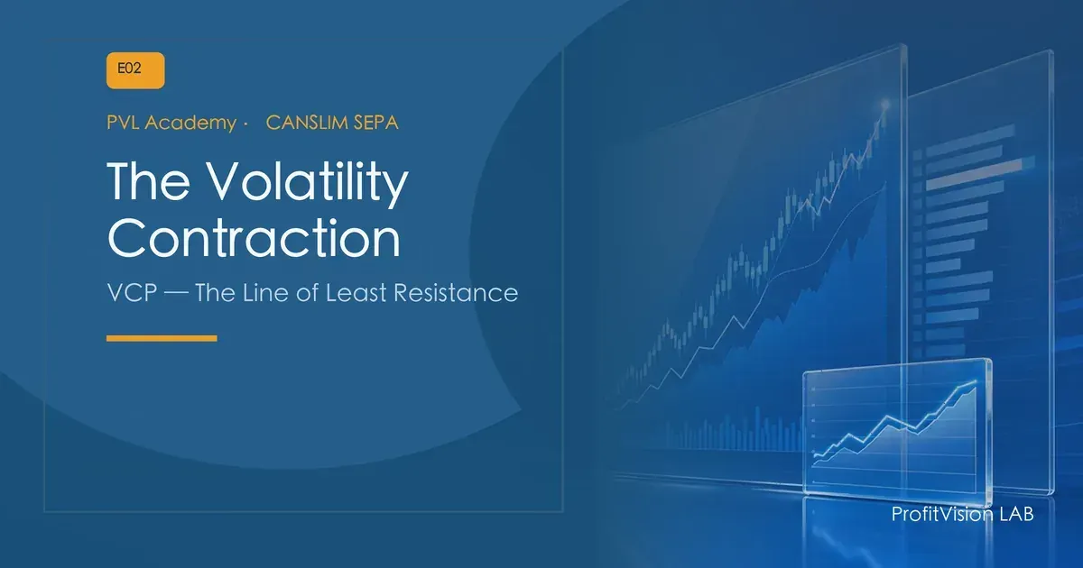 VCP — The Volatility Contraction Pattern: A Complete Guide to the Line of Least Resistance