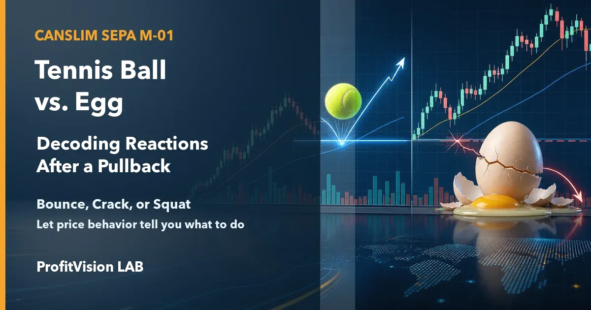 Tennis Ball vs. Egg: Decoding How a Stock Reacts After a Pullback