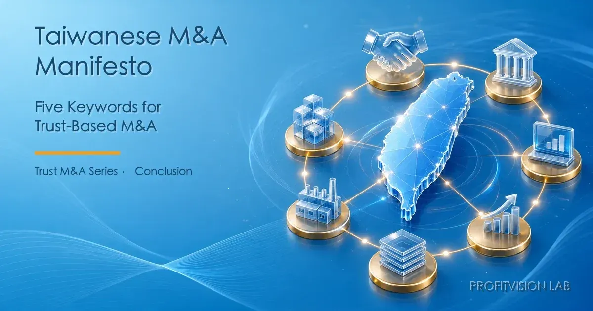 Taiwanese M&A Manifesto: Trust-Based M&A