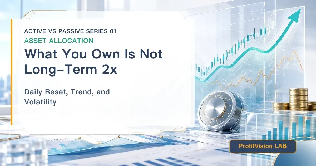 What You Own Is Not Long-Term 2x: Daily Reset, Trend, and Volatility