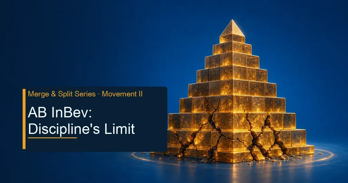 AB InBev × 3G: The Acquisition Machine That Perfected Frugality — When Discipline Goes Too Far