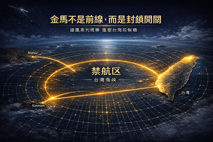 讓三千人死守不如讓五百人封鎖東海：金馬戰略的根本重設