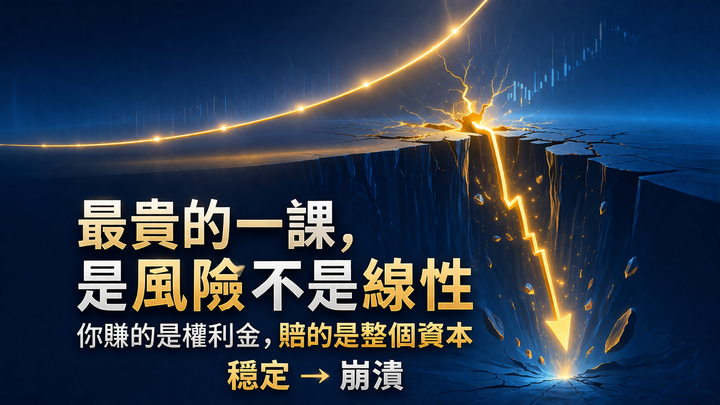 選擇權賣方最貴的一課：你以為在等利潤，其實在承擔風險