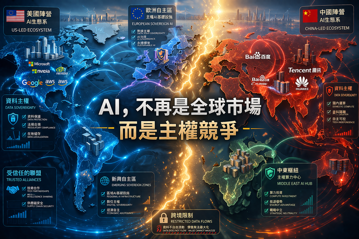 為什麼各國都在談「主權 AI」？當算力成為國家生存底線