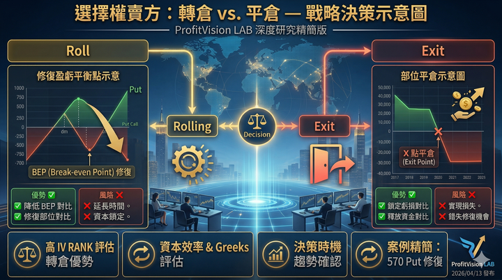 賣方交易的停損邏輯：什麼情況下 Roll，什麼情況下認賠出場