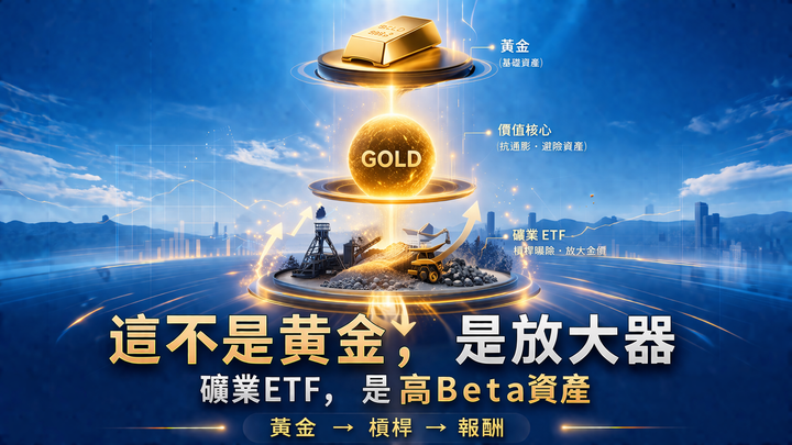 亂世中的資產護城河：黃金與金礦ETF完整攻略