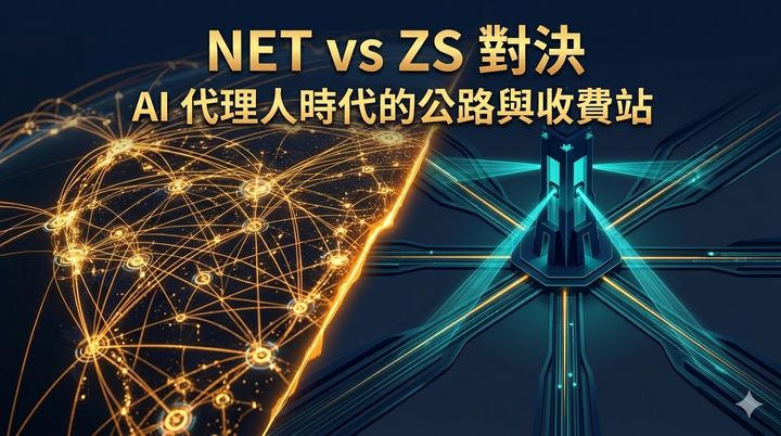 【對決】NET vs ZS：AI 代理人時代，你該押「蓋公路的人」還是「管收費站的人」？
