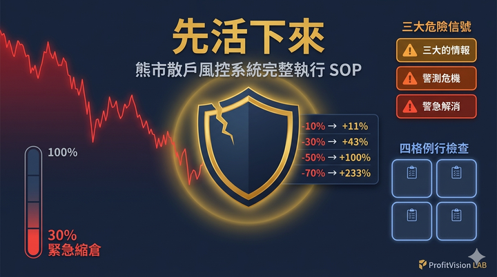 熊市裡先學會活下來:一套散戶也能執行的風控系統