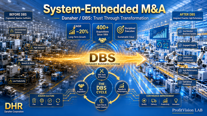Danaher / DBS: We Buy You, Then Make You Better — System-Embedded M&A and the Boundaries of Trust