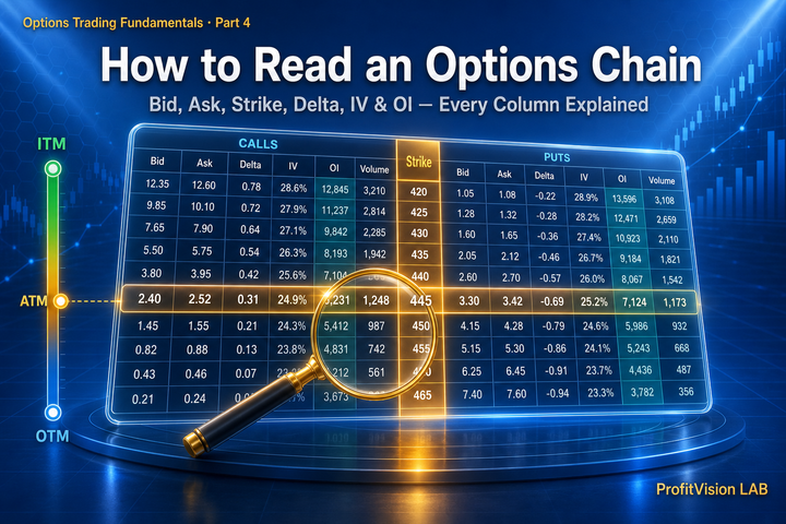 How to Read an Options Chain: Every Column Explained