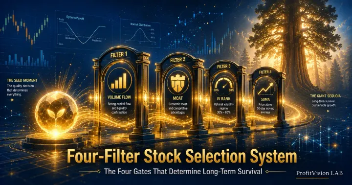 The Options Seller's Four-Filter System: A Complete Guide to Systematic Stock Selection