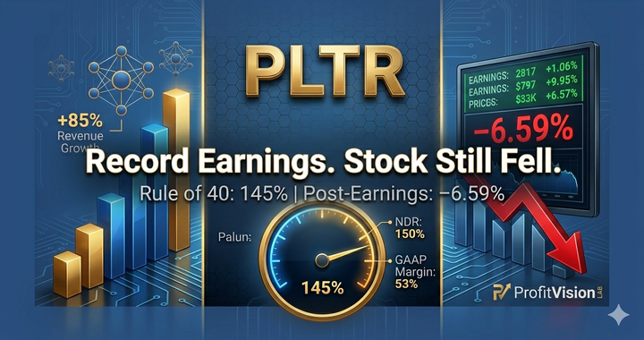Palantir Q1 2026: Growth Reaccelerates, Valuation Re-breaks — Best Earnings Ever, Stock Still Fell