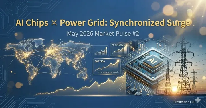 May 2026 Market Pulse: AI chips and power grid surge in sync, global capital network, steel blue gold, ProfitVision LAB weekly