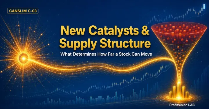 CANSLIM N+S Factor: New Catalysts and Supply Structure Determine How Far a Stock Can Move