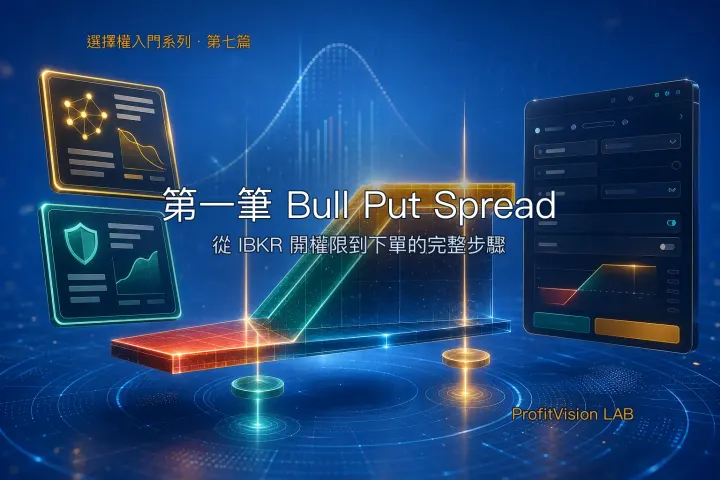 你在 IBKR 的第一筆 Bull Put Spread：從開戶權限到下單完整教學