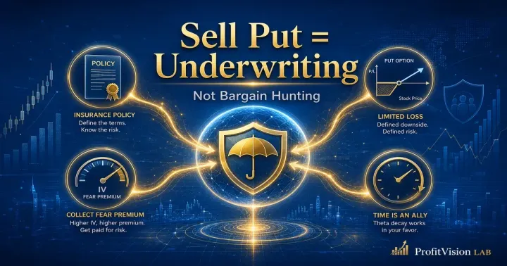 Sell Put Is Underwriting, Not Bargain Hunting