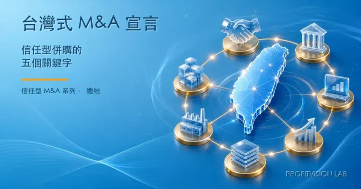 台灣式 M&A 宣言：信任型併購的五個關鍵字