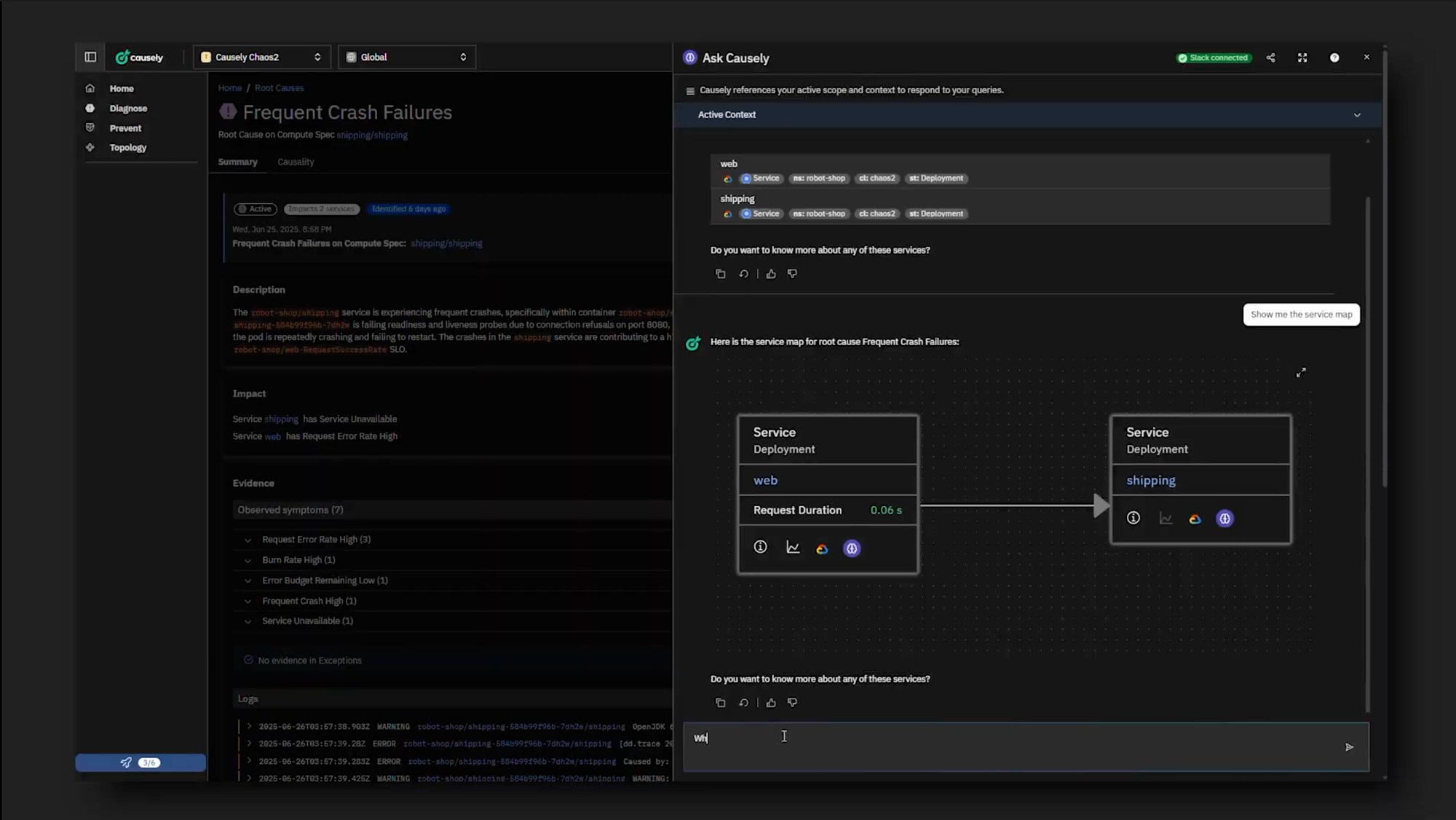 Causely Feature Demo: Using Ask Causely to Transform Incident Response