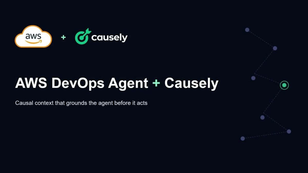 AWS DevOps Agent investigating incidents with and without Causely