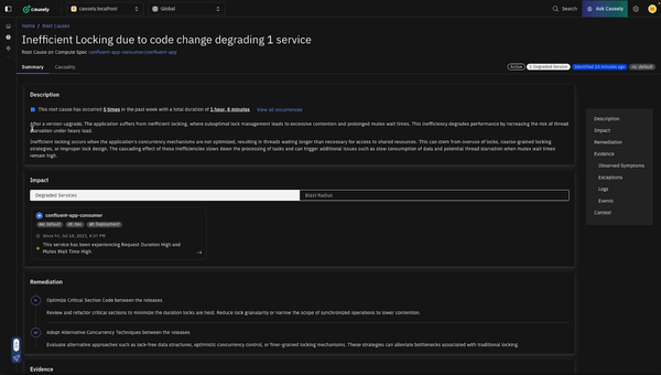 Causely Feature Demo: Pinpointing the Code Change Causing Performance Issues