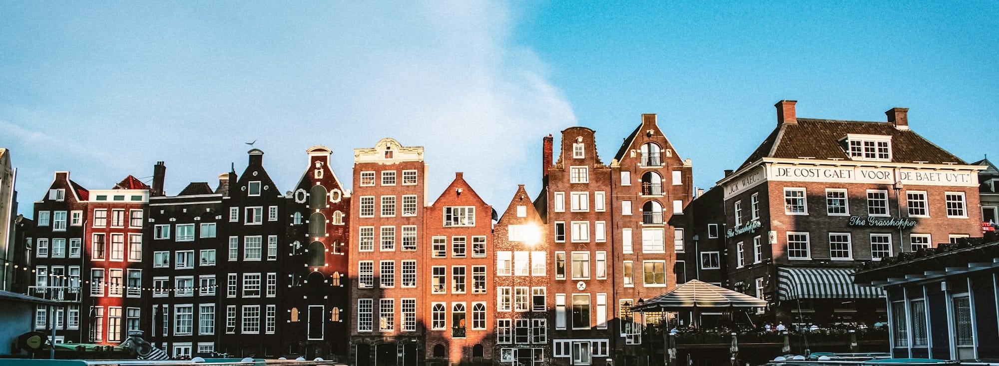 houses near body of water