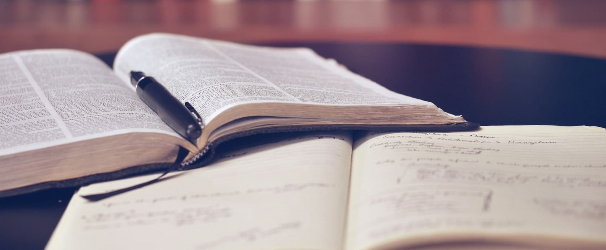 opened book