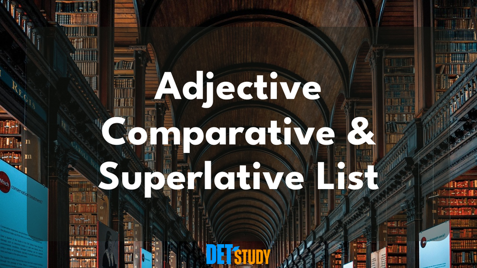 adjective-comparative-superlative-list