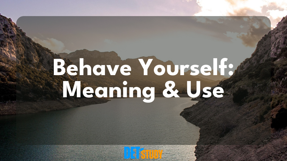 behave-yourself-meaning