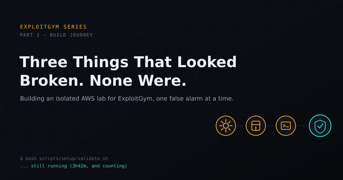 A day inside ExploitGym: three times I thought something was broken