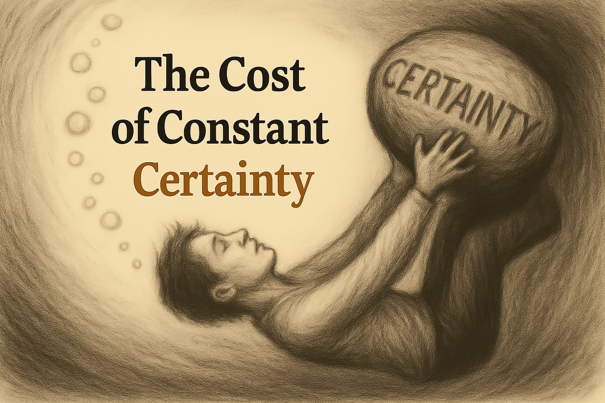 The Cost of Constant Certainty