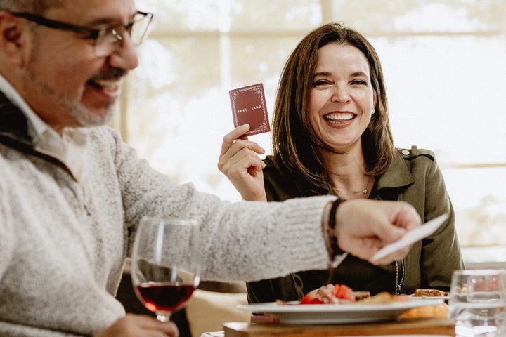 Long term couple plays {THE AND} long term couples edition over dinner