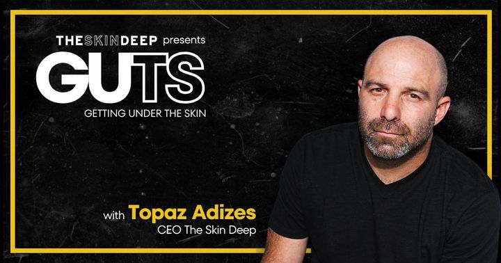 A photo of GUTS podcast host Topaz Adizes