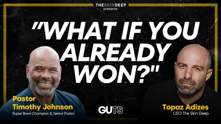 Topaz Adizes and Pastor Timothy Johnnson on the GUTS podcast