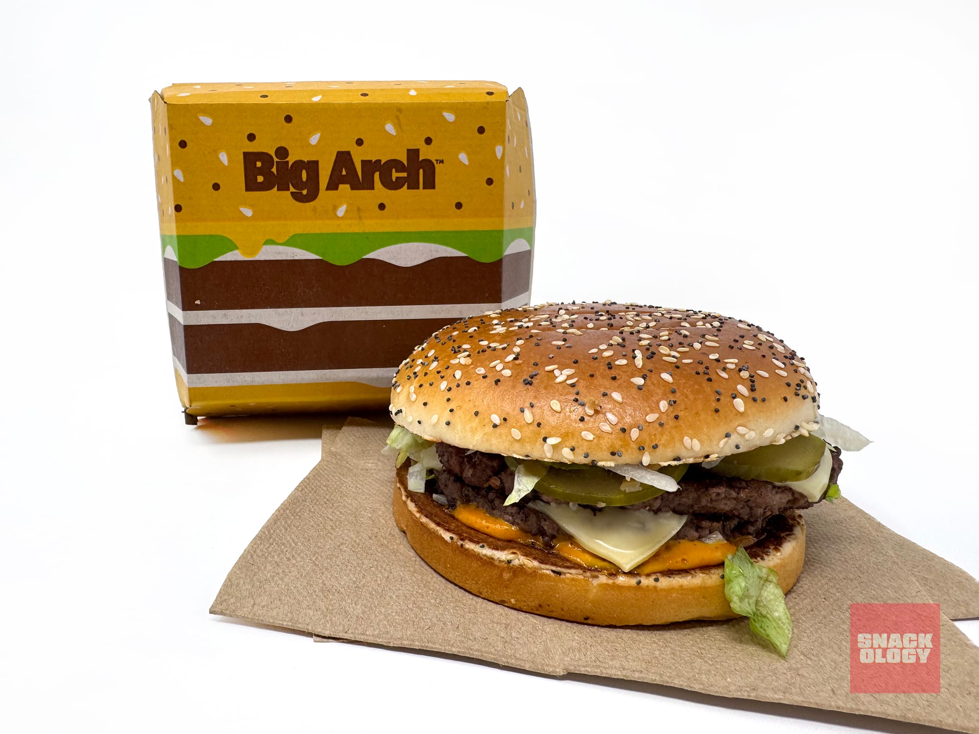 McDonald’s Big Arch Burger with box