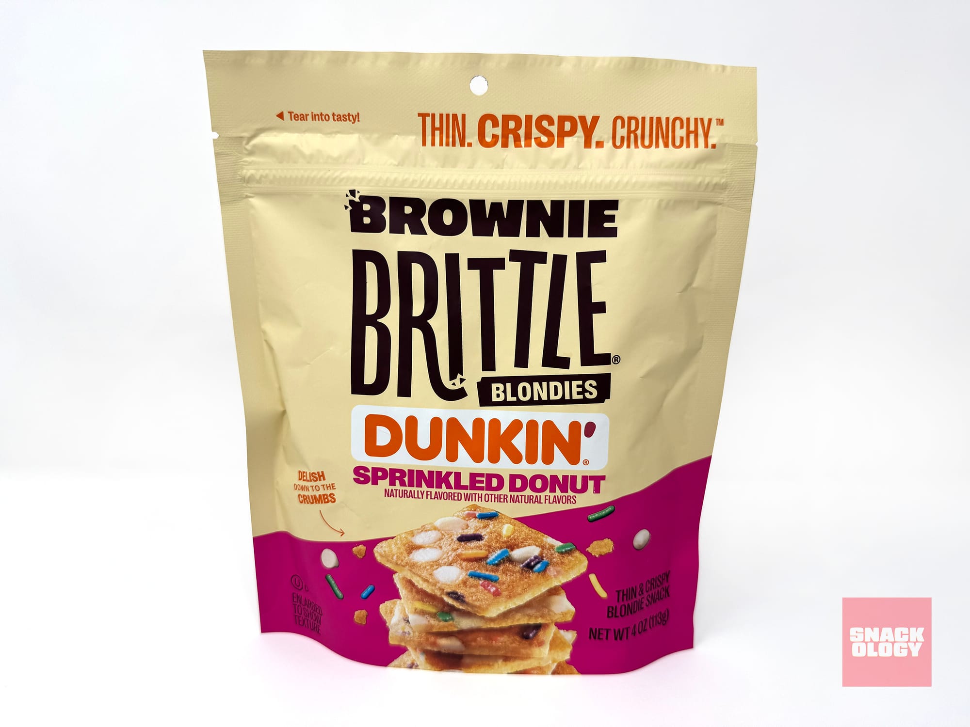 Dunkin’ Sprinkled Donut Blondie Brittle