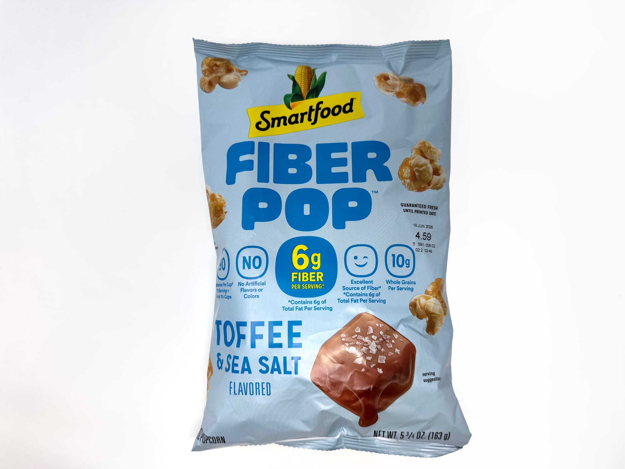 Smartfood FiberPop Toffee & Sea Salt