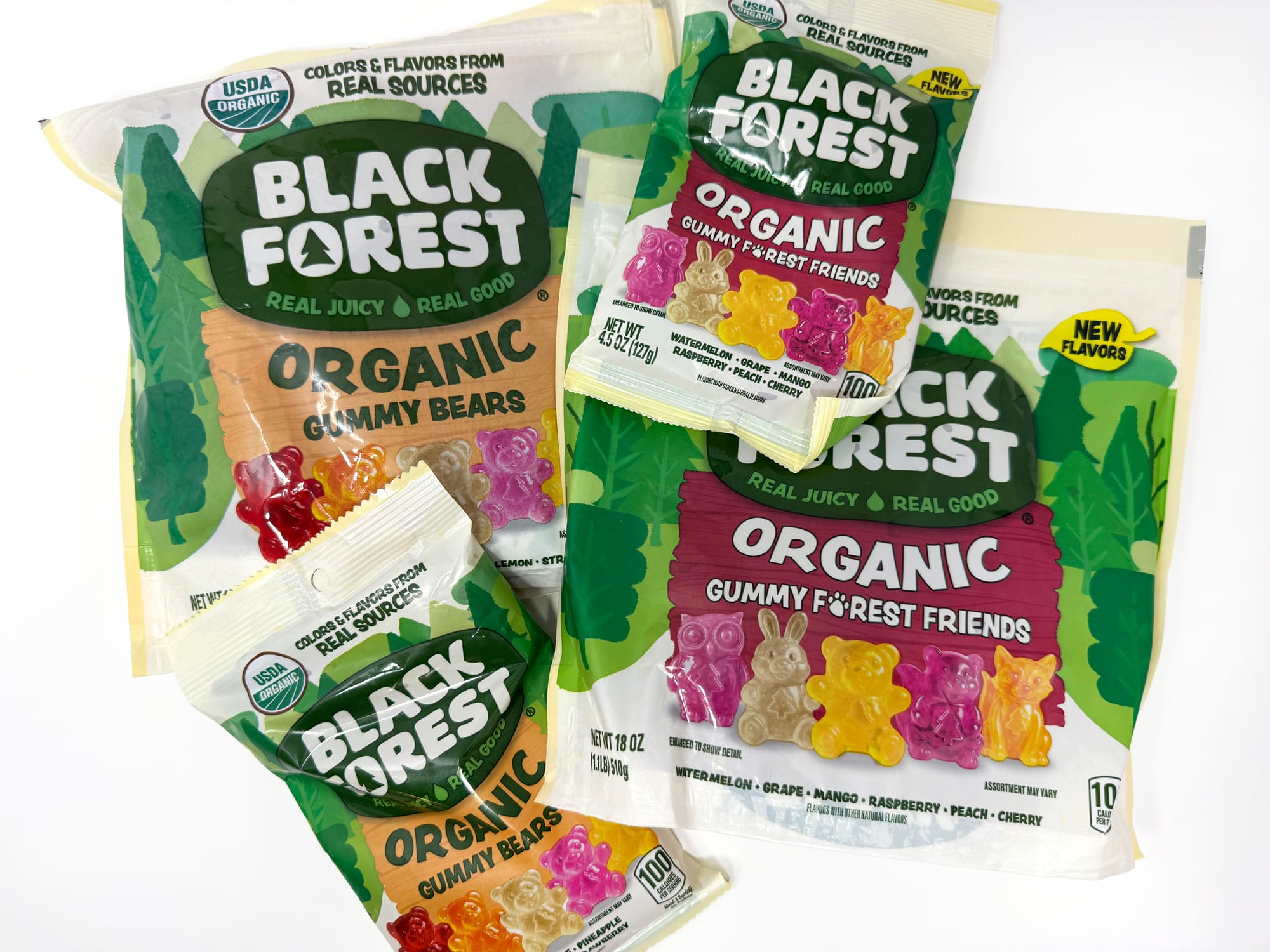 Black Forest Organic Gummy Bears and Black Forest Organic Gummy Forest Friends