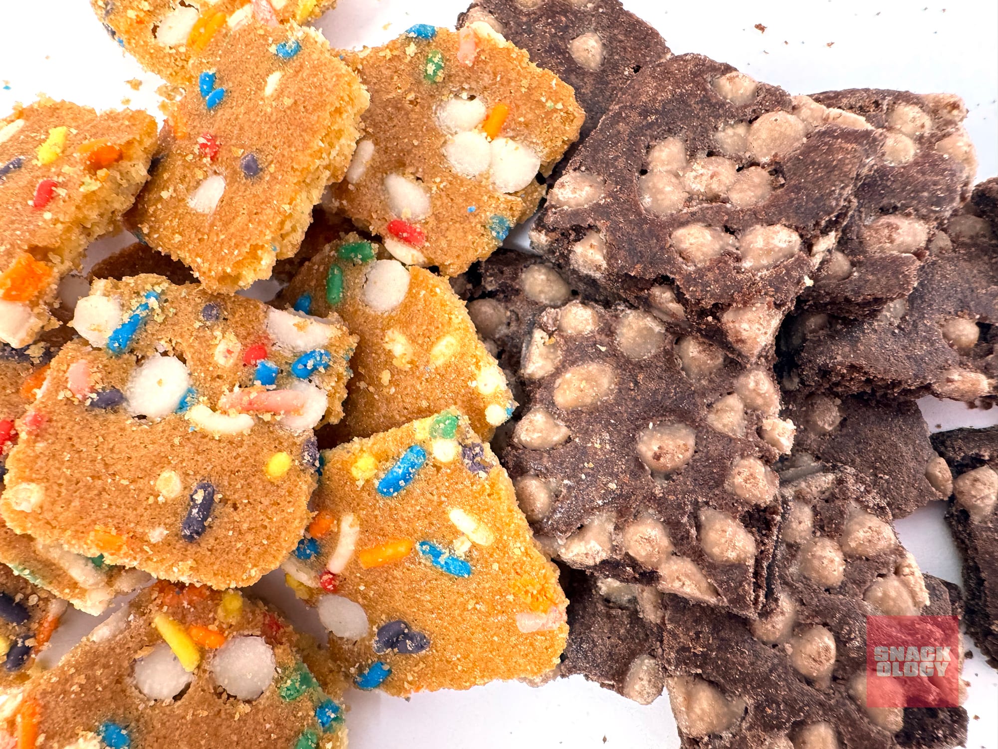 Brownie Brittle Blondies Dunkin Sprinkled Donut and Brownie Brittle Dunkin Mocha Latte