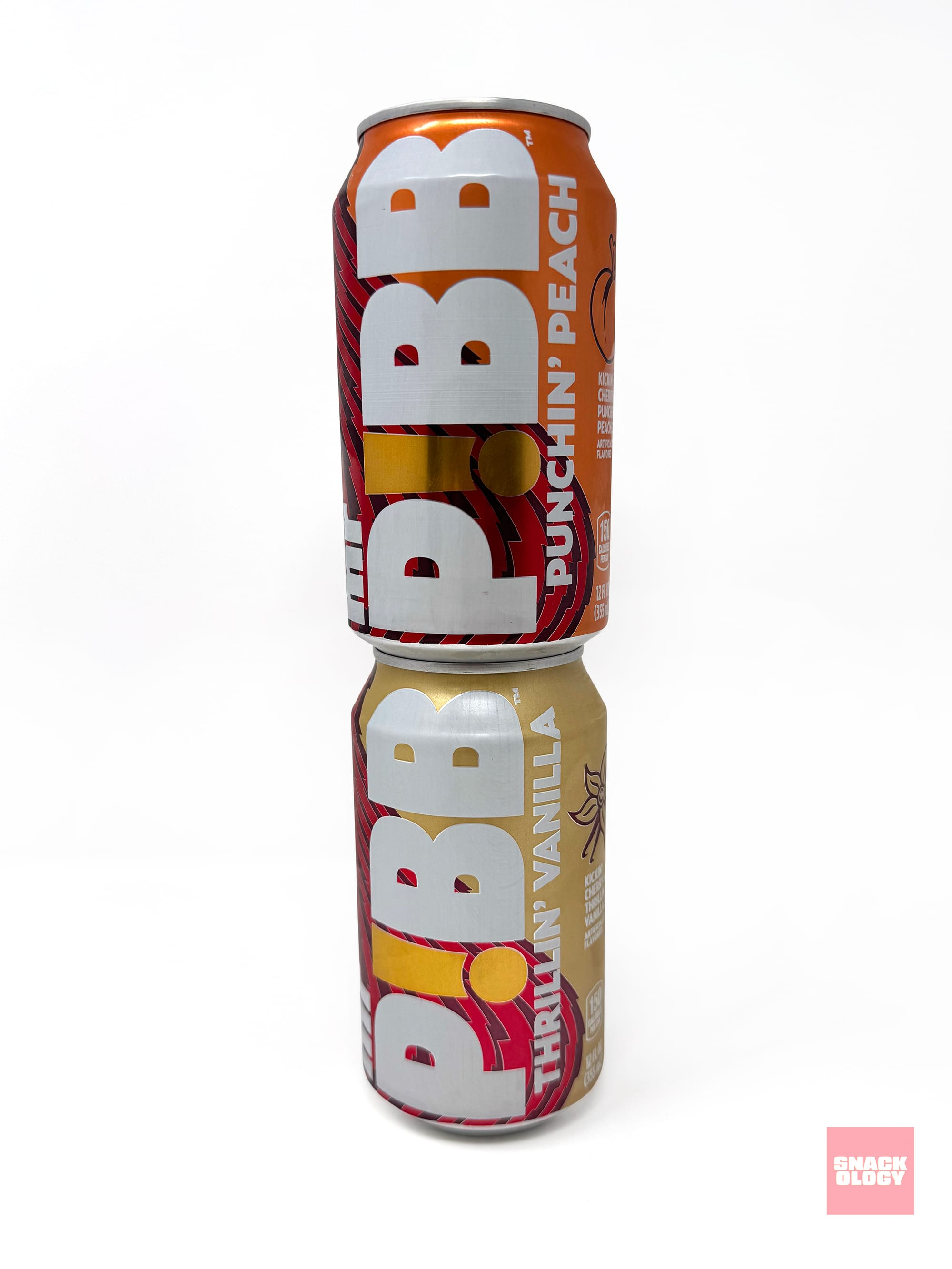 Mr. Pibb Thrillin’ Vanilla and Mr. Pibb Punchin’ Peach