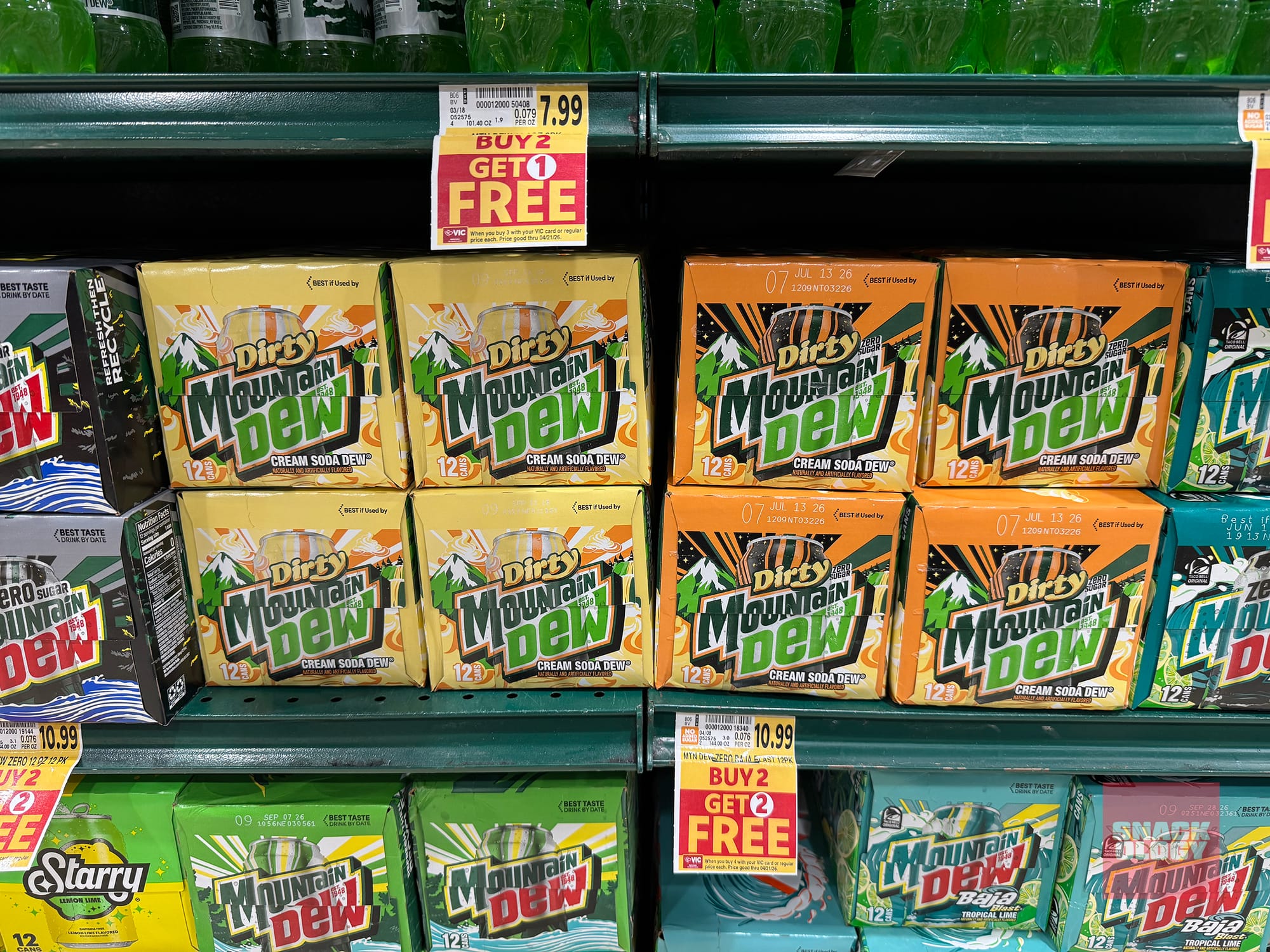 Dirty Mountain Dew and Dirty Mountain Dew Zero Sugar