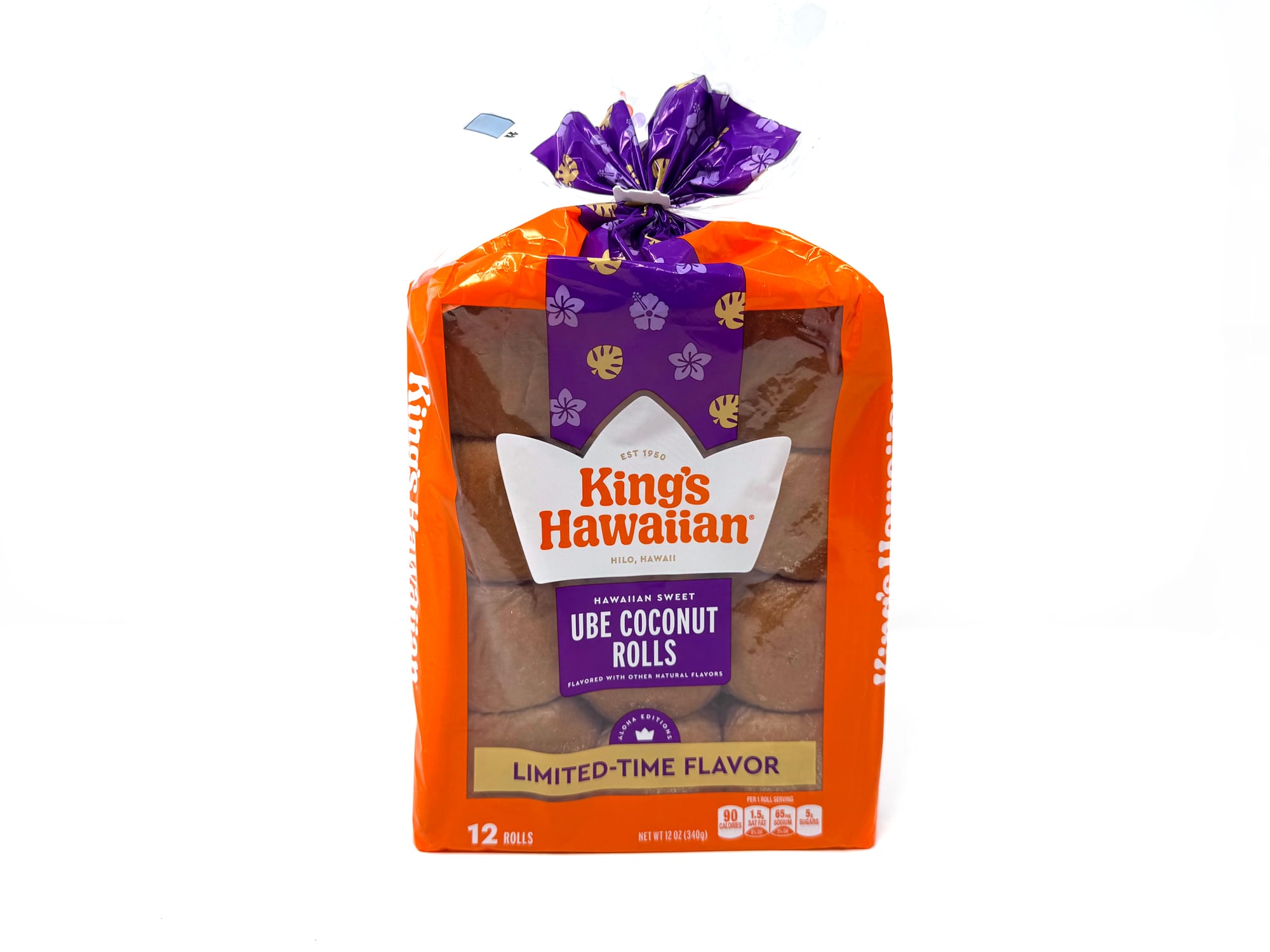 King’s Hawaiian Ube Coconut Sweet Rolls