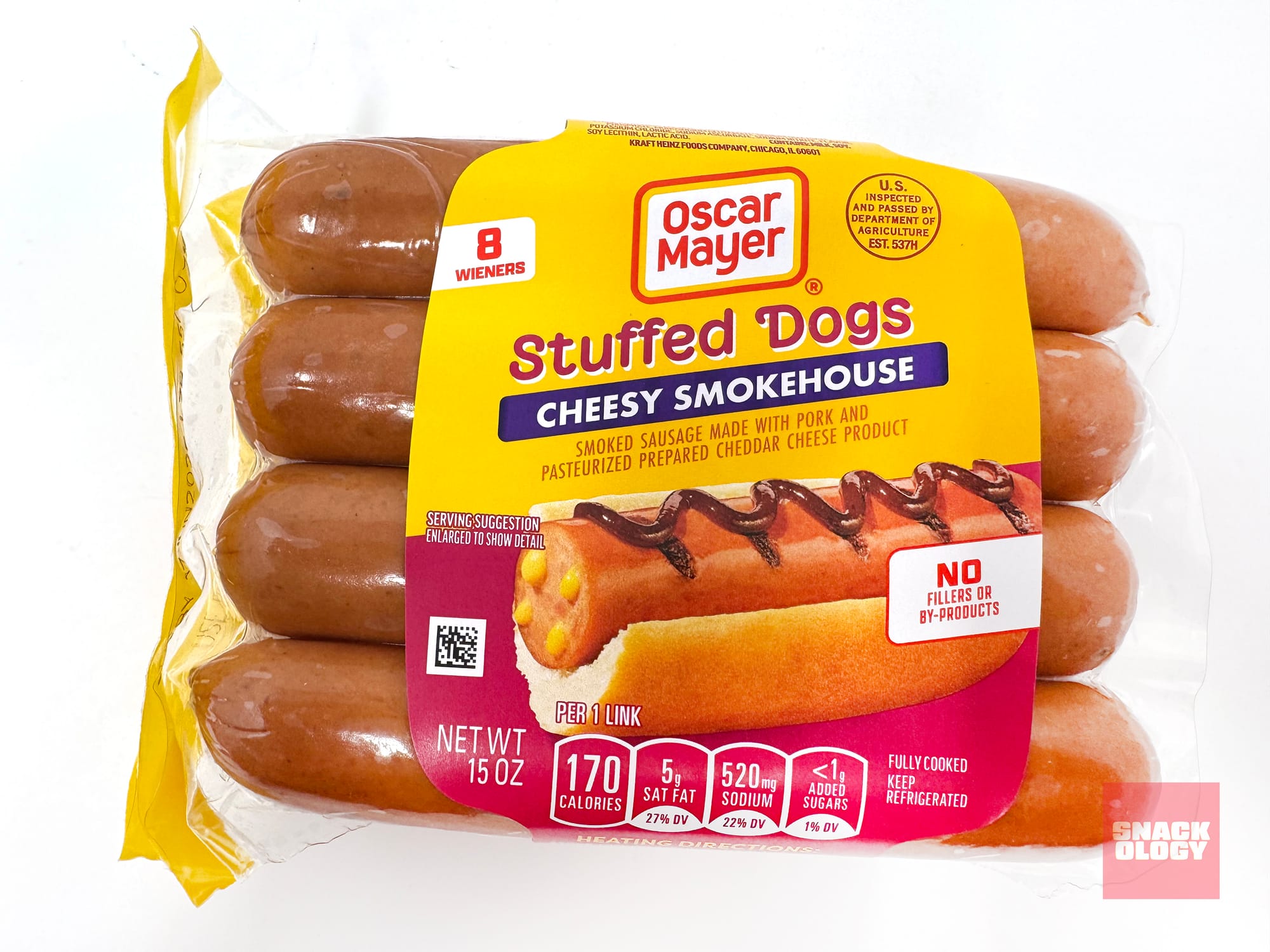 Oscar Mayer Cheesy Smokehouse Stuffed Hot Dogs