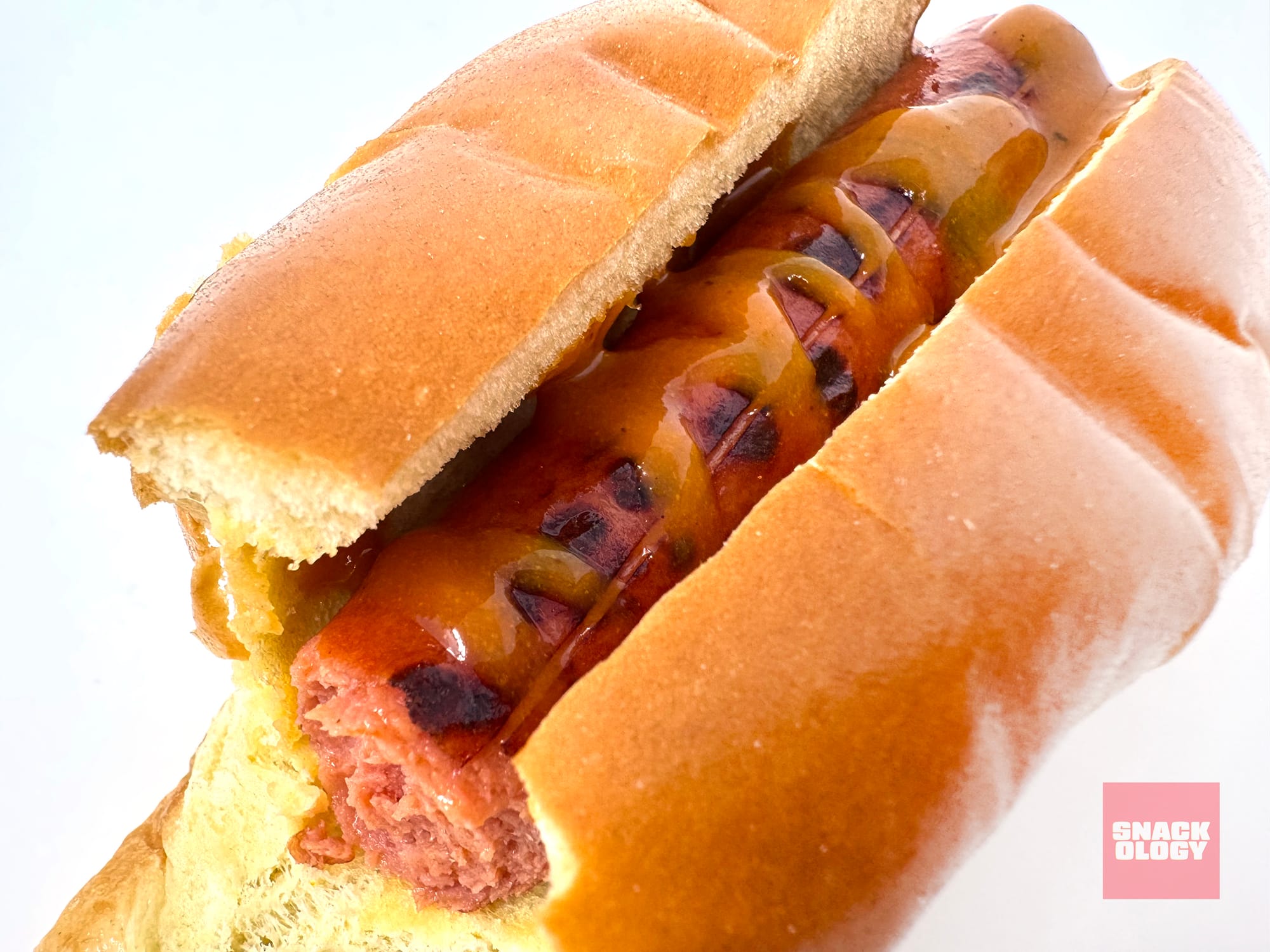 Oscar Mayer Beef and Pork Franks with Gleezy Carolina Dog Sauce