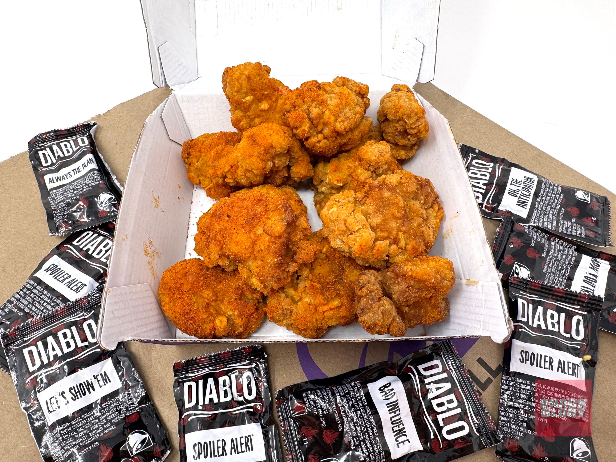 Diablo Dusted Crispy Chicken Nuggets
