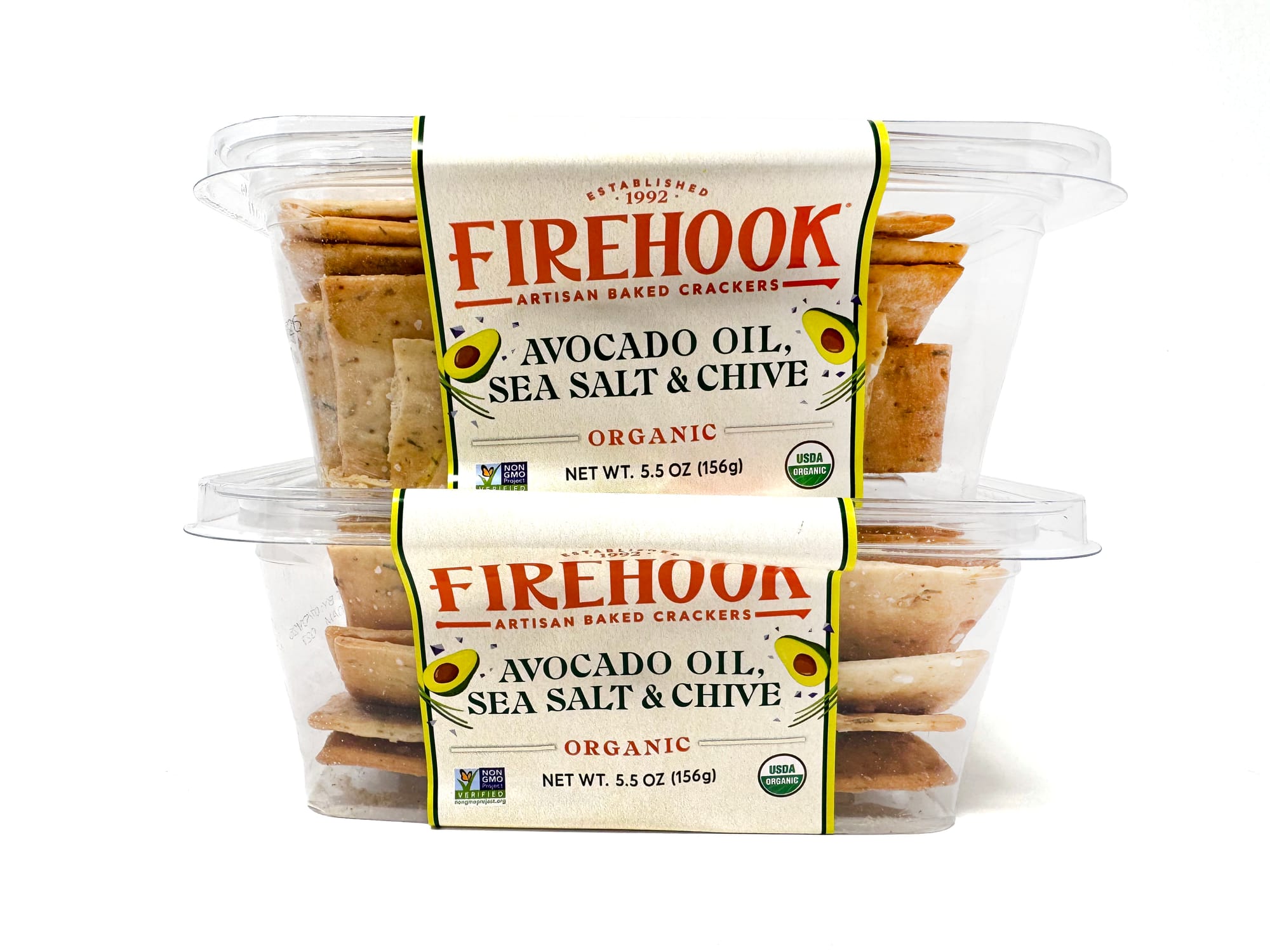Firehook Avocado Oil, Sea Salt & Chive Crackers