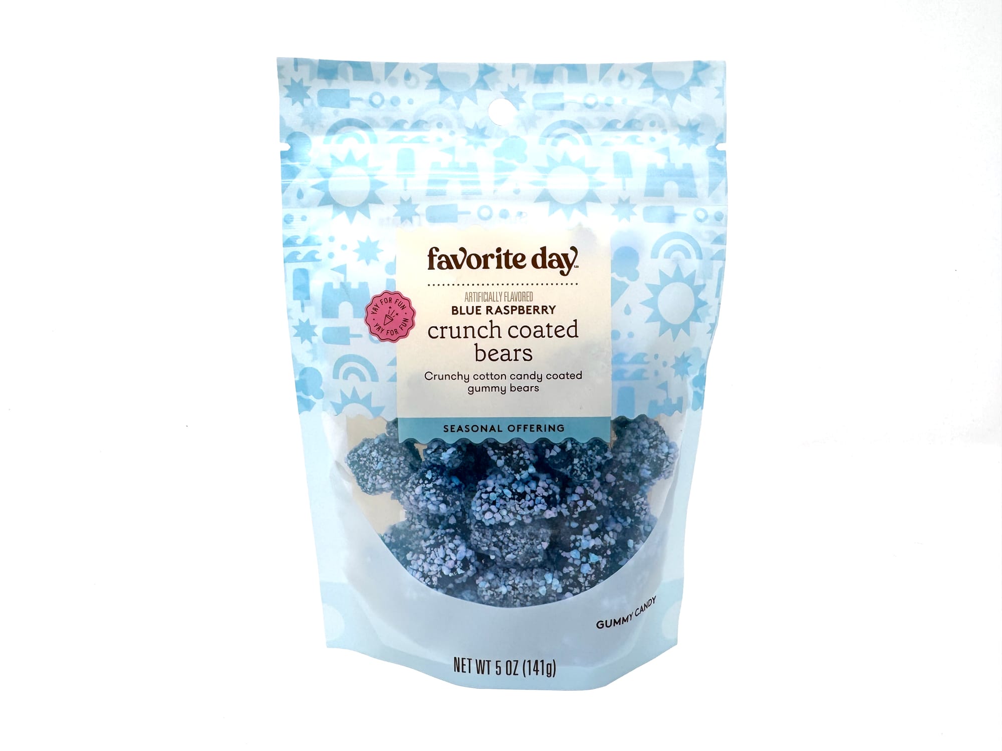 Blue Raspberry Crunch Coated Bears