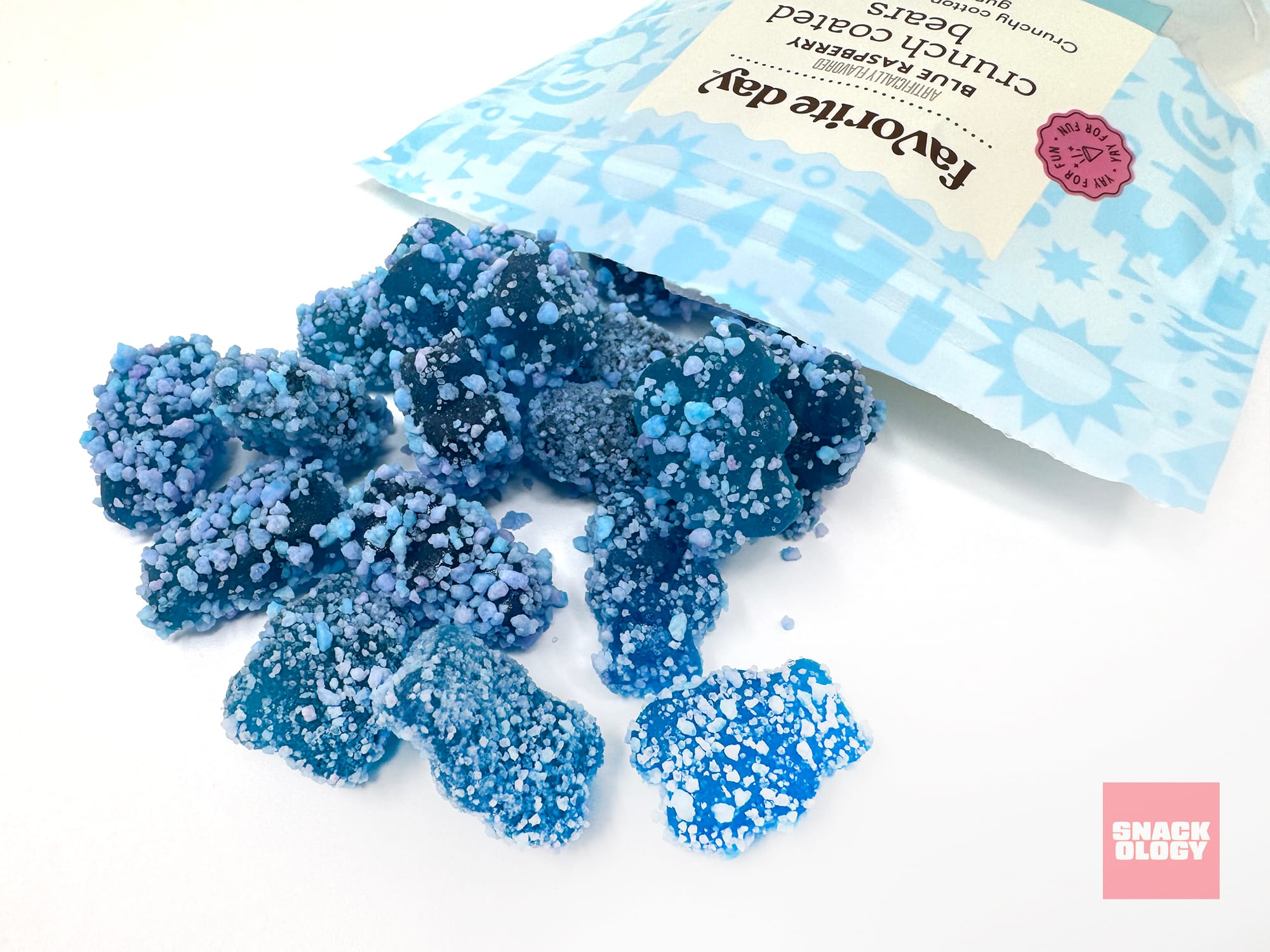 Blue Raspberry Crunch Coated Bears