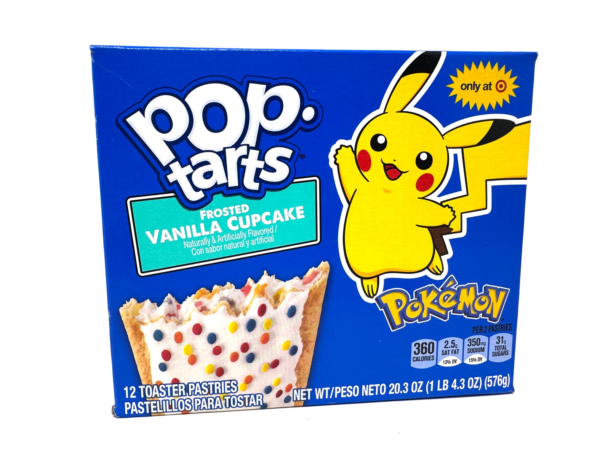 Pop-Tarts Pokémon Frosted Vanilla Cupcake